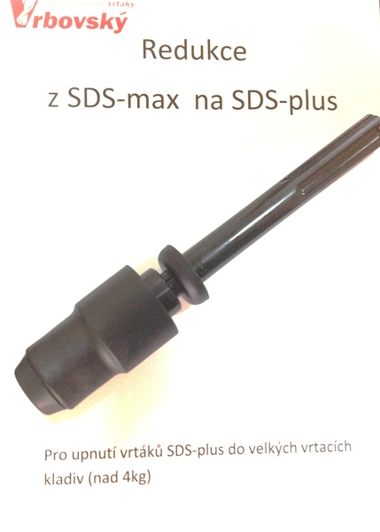 Redukcia z  SDS-max na SDS-plus